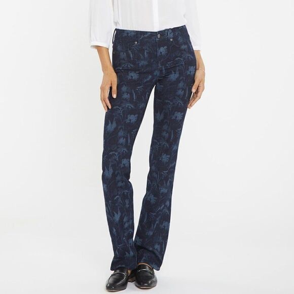 NEW NYDJ | Marilyn Straight Jeans in Bishop Floral - Picture 1 of 12